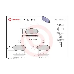 P 50 144 BREMBO