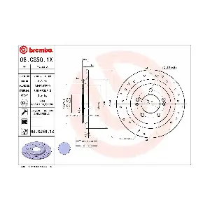 08C2501X BREMBO