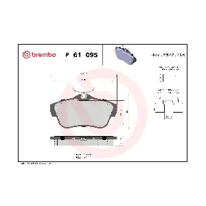 BREMBO P61095