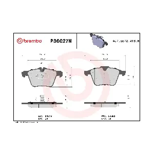 BREMBO P36027N