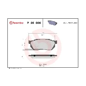 BREMBO P 28 006