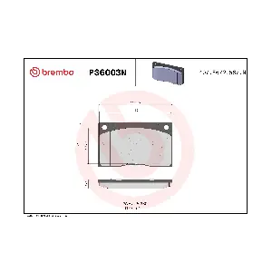 BREMBO P36003N
