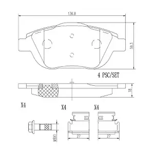 BREMBO P61103N
