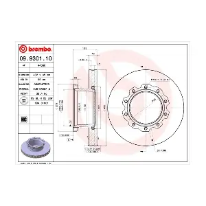 09.9301.10 BREMBO