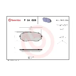 BREMBO P 54 059