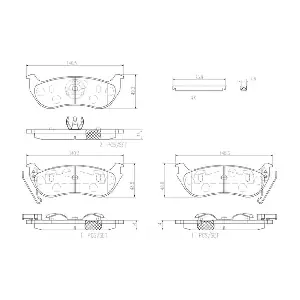 BREMBO P37009N