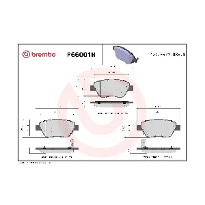 BREMBO P66001N