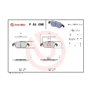 BREMBO P85098