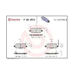 P56087E BREMBO