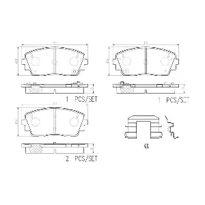 P30115N BREMBO