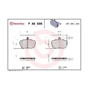 BREMBO P A6 006