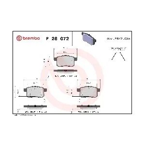 BREMBO P28072