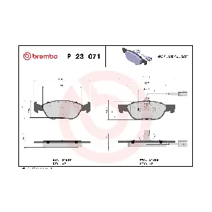 BREMBO P23071
