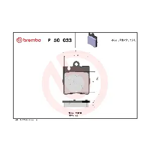 BREMBO P50033