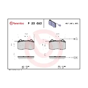 BREMBO P23052