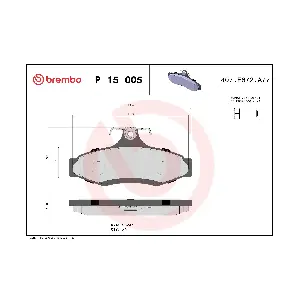 BREMBO P15005
