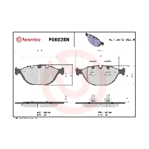 BREMBO P06028N