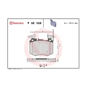 P 50 159 BREMBO