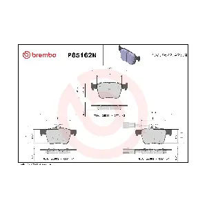 BREMBO P85162N