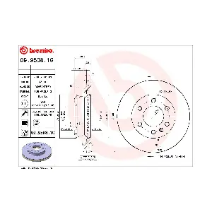 09.9508.1G BREMBO