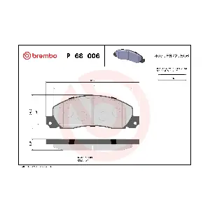 BREMBO P68006