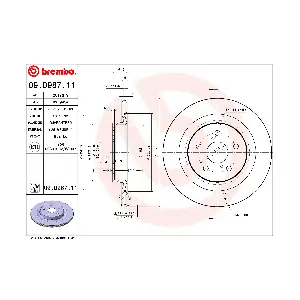 09D98711 BREMBO