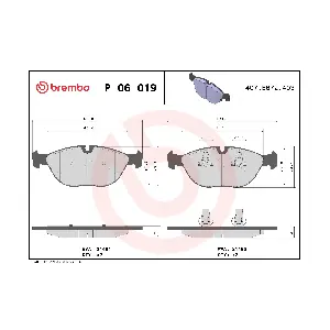 BREMBO P06019