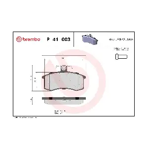 BREMBO P41003