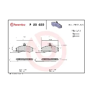 BREMBO P23022
