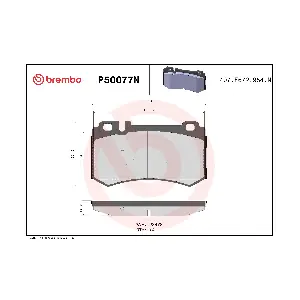 BREMBO P50077N