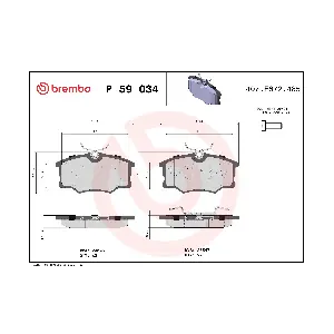 BREMBO P59034