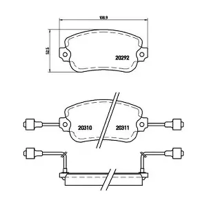 BREMBO P23007