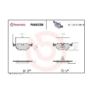 BREMBO P06023N