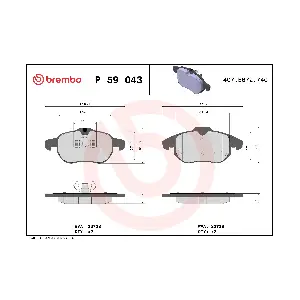 BREMBO P59043