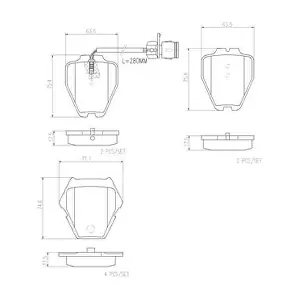 BREMBO P85054N