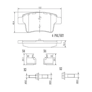 BREMBO P61085N