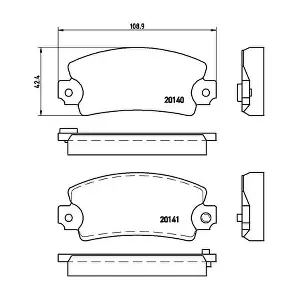BREMBO P68004