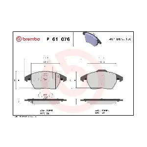 BREMBO P61076