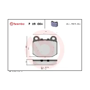 BREMBO P59004