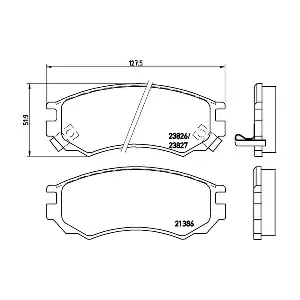 BREMBO P56055
