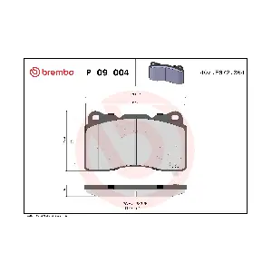 BREMBO P09004