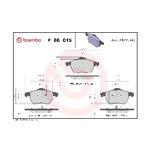 BREMBO P86015