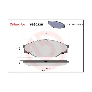 BREMBO P83023N