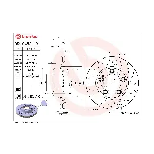 09.9482.1X BREMBO