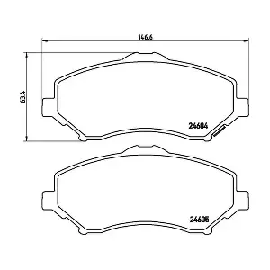 BREMBO P11025