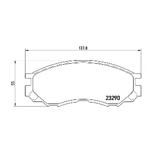 BREMBO P 54 020