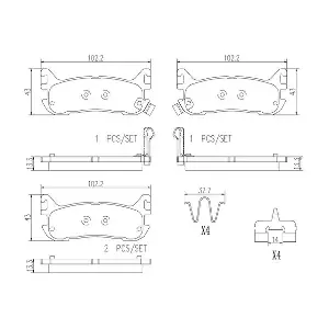 BREMBO P49021N