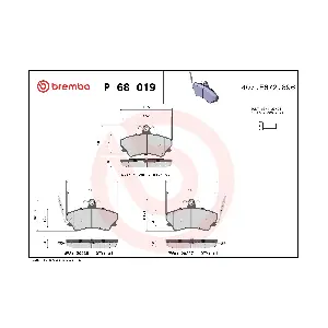 BREMBO P68019