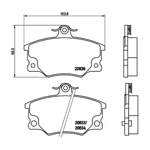 BREMBO P23017