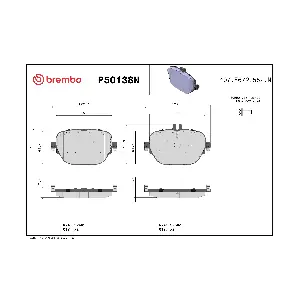 BREMBO P50138N